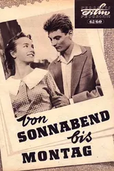 С субботы до понедельника 1959 постер