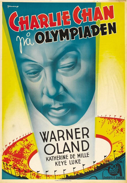 Постер Чарли Чан на Олимпийских играх 1937