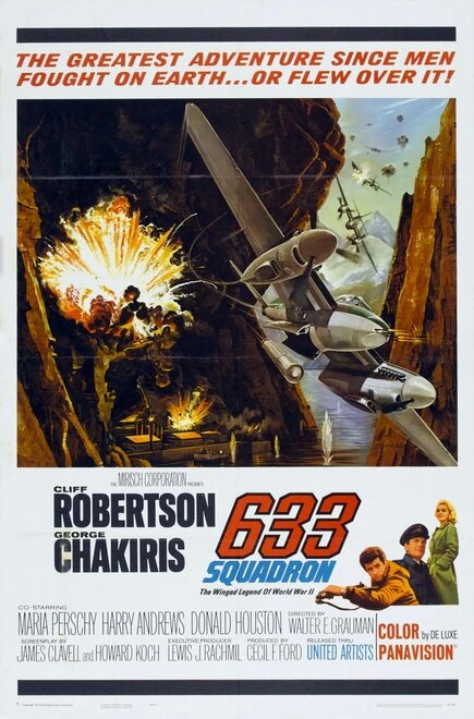 Постер Эскадрилья 633 1963