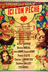 Ici l'on pêche постер