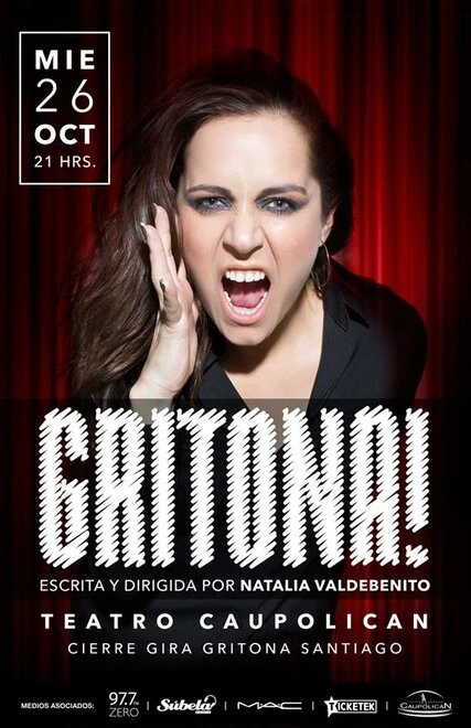 Постер Natalia Valdebenito: Gritona