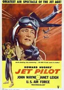 Пилот реактивного самолета 1957 постер