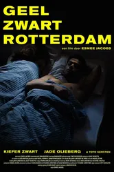Geel Zwart Rotterdam постер
