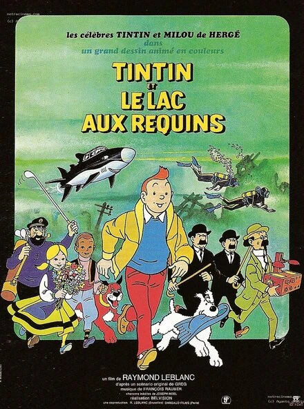 Постер Тинтин и озеро акул 1972