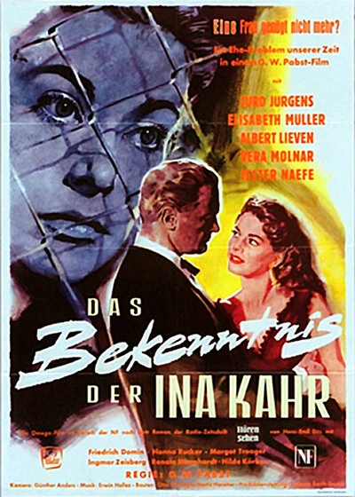 Постер Признание Ины Кар 1954