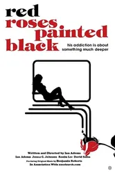 Red Roses Painted Black постер