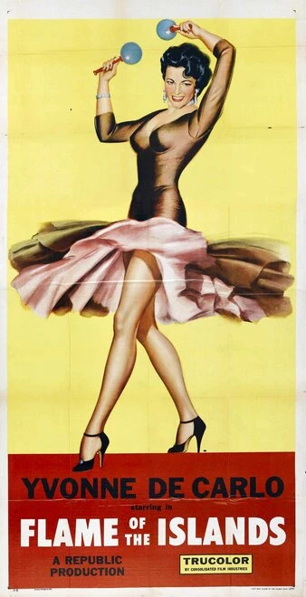 Постер Пламя островов 1955