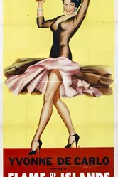 Пламя островов 1955 постер