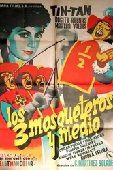 Три с половиной мушкетёра 1957 постер
