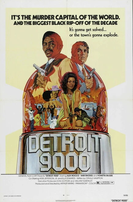 Постер Детройт 9000 1973