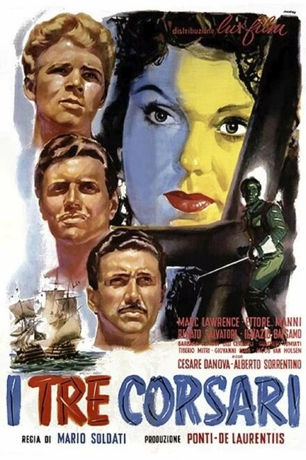 Постер Три пирата 1952
