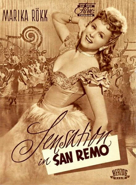 Постер Сенсация в Сан-Ремо 1951