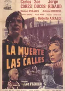 Смерть на улицах 1952 постер