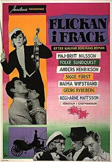 Постер Flickan i frack