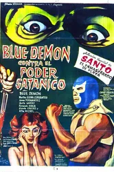 Blue Demon vs. el poder satánico постер