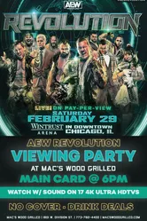 All Elite Wrestling: Revolution 2020 постер