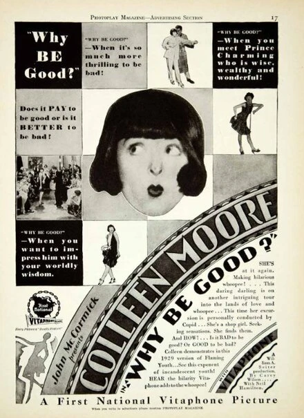 Постер Зачем быть хорошим? 1929