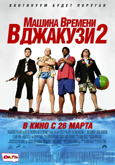 Постер Машина времени в джакузи 2 2015