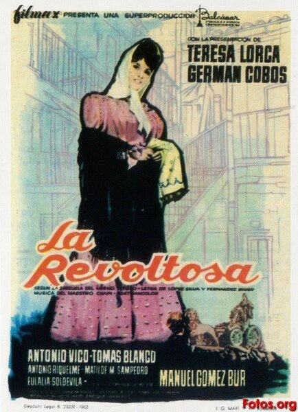 Постер La revoltosa 1963