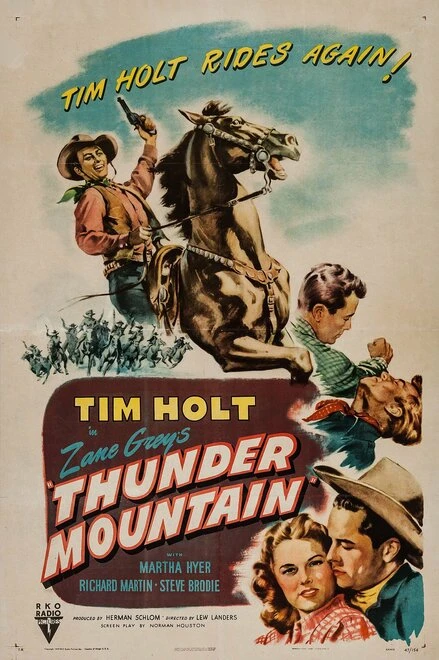 Постер Thunder Mountain 1947