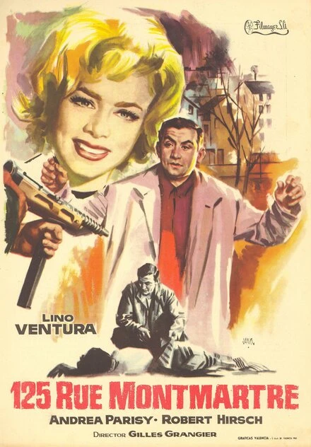 Постер Улица Монмартр, 125 1959